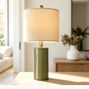 Green Ceramic Table Lamp