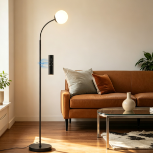 Arched Floor Lamp with Remote