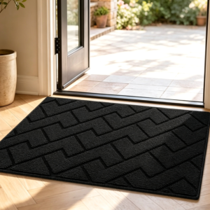 TPR Backing Skid-Resistant Washable Indoor Doormat