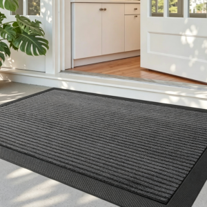 Heavy Duty Rubber Skid-Resistant Welcome Mat
