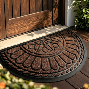 Half Round Waterproof Skid-Resistant Rubber Mat